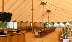 Bignor Park Weddings Crocket Lawn Marquee interior